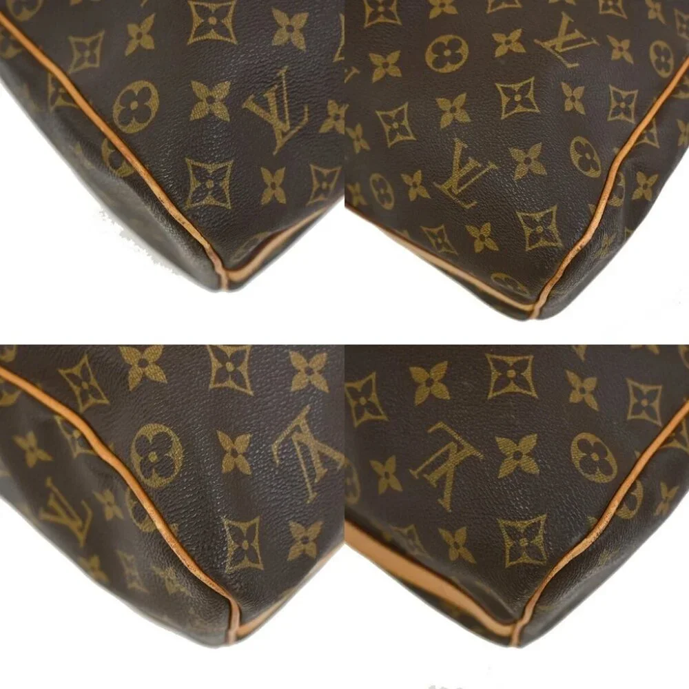 LOUIS VUITTON Flanerie 50 Shoulder Bag Monogram Leather Brown